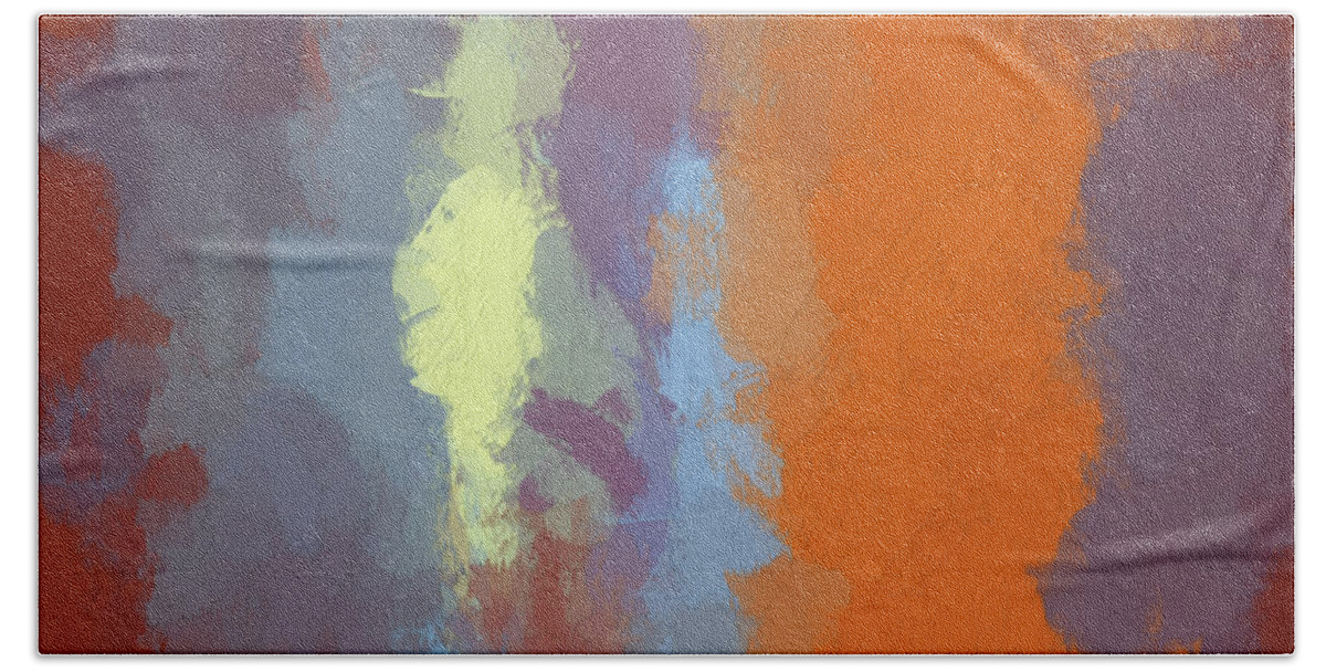 Abstract Bath Towel featuring the photograph Color Abstraction XXIII SQ by David Gordon