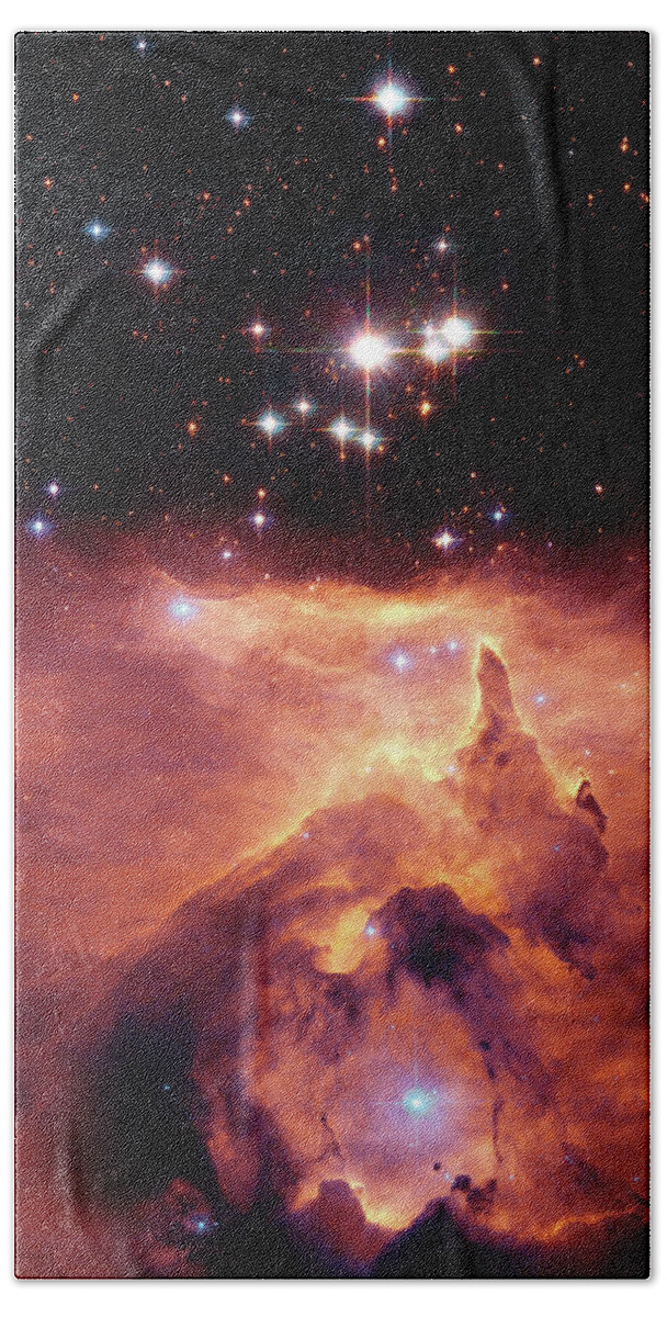 Outer Space Bath Towel featuring the photograph Cosmic Cave by Jennifer Rondinelli Reilly - Fine Art Photography