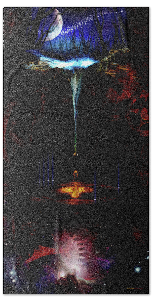 Time Hand Towel featuring the digital art Creation of Time by Doug Schramm