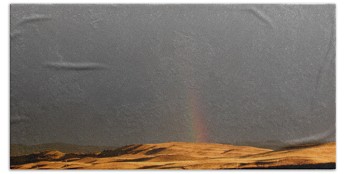 Montana Bath Towel featuring the photograph Dark Sky - Montana by DArcy Evans