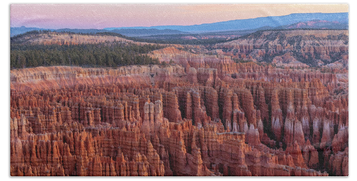 Bryce Canyon National Park Bath Towel featuring the photograph Dawn At Bryce by Jonathan Nguyen