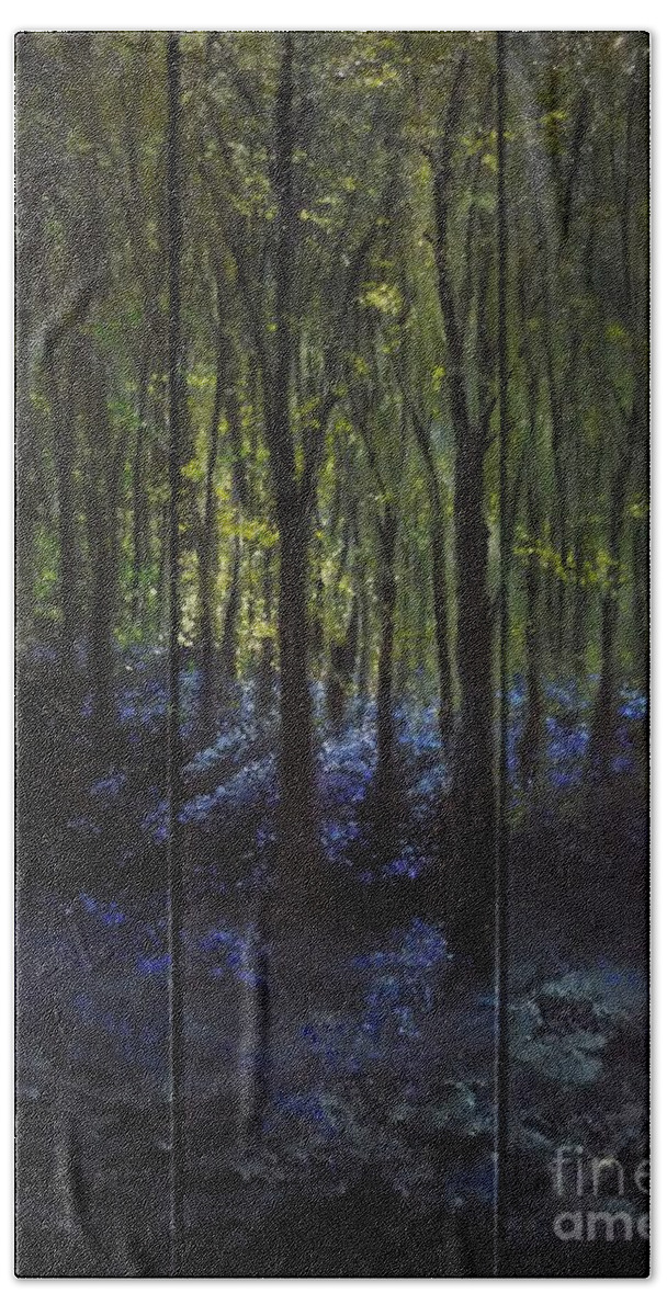 Trees Bath Towel featuring the painting Dawning of Awareness by Lizzy Forrester