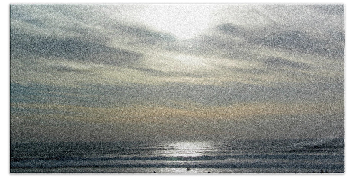 Beach Bath Towel featuring the photograph Day at the Beach by Jeff Floyd CA