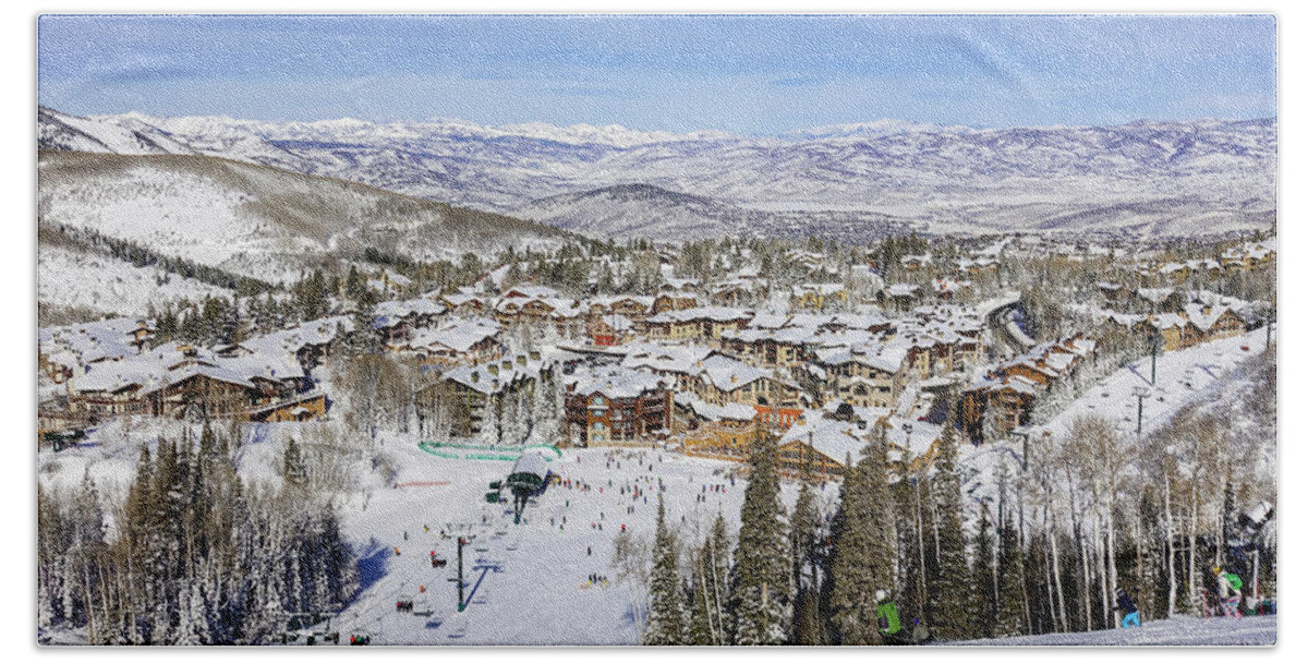 Cold Hand Towel featuring the photograph Deer Valley, Utah by David A Litman