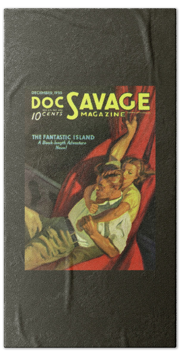 Doc Savage The Fantastic Island Bath Sheet