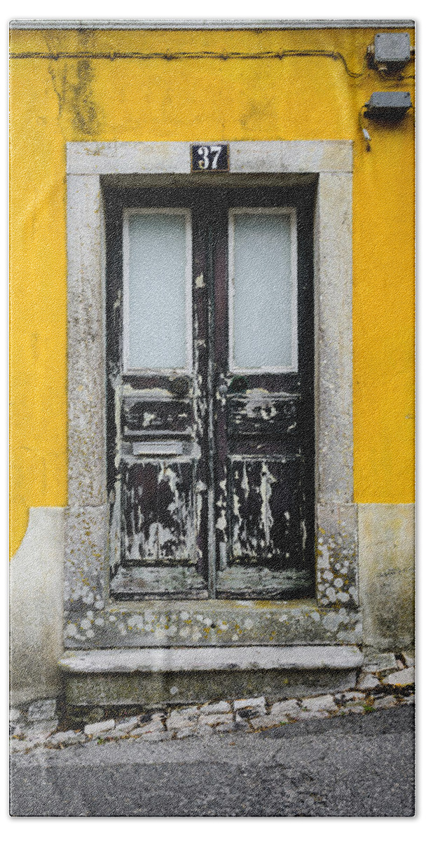 Old Door Hand Towel featuring the photograph Door No 37 by Marco Oliveira