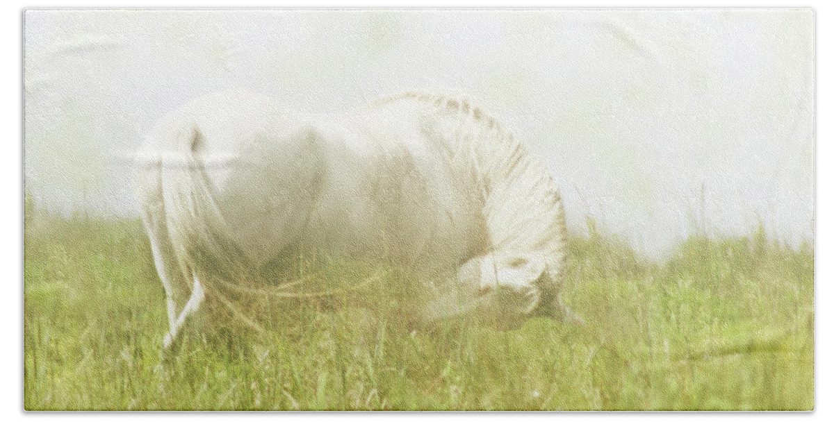 Dream Horse Bath Towel featuring the photograph Dream Horse by Susan Vineyard