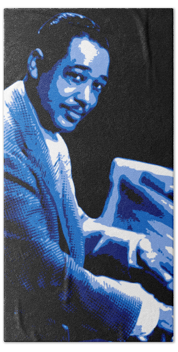 Duke Ellington Bath Towel featuring the digital art Duke Ellington by DB Artist