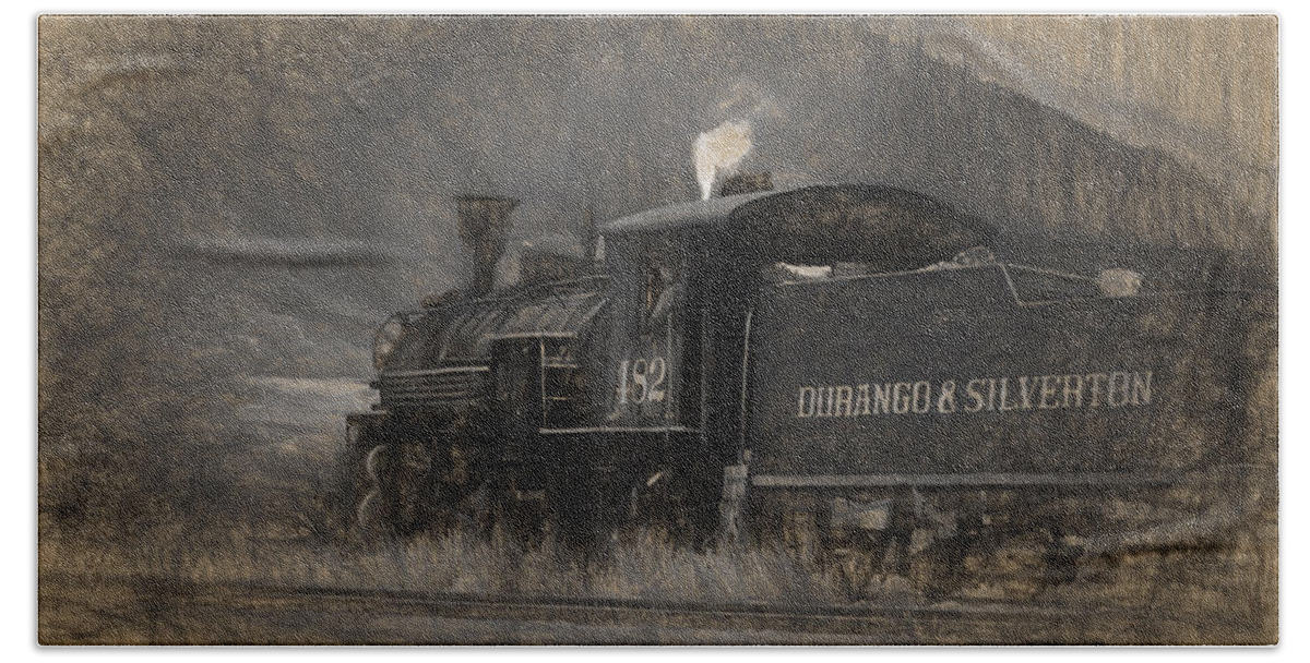 Trains Hand Towel featuring the photograph Durango and Silverton Train 2 by Ginger Wakem