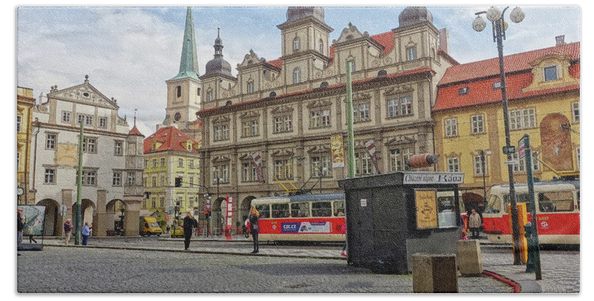 Morning Hand Towel featuring the photograph Early Morning In Prague by Rick Rosenshein