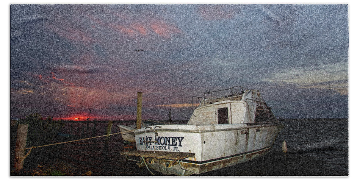 Boat Bath Towel featuring the photograph Easy Money by Eilish Palmer