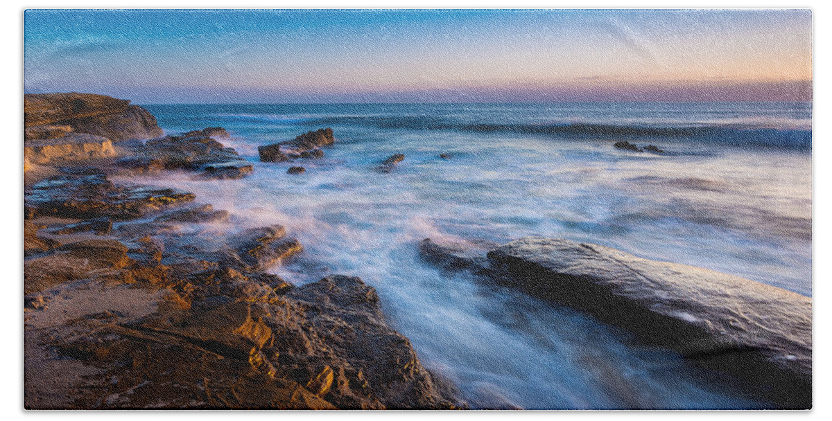 Beach Hand Towel featuring the photograph Ebb and Flow by Peter Tellone