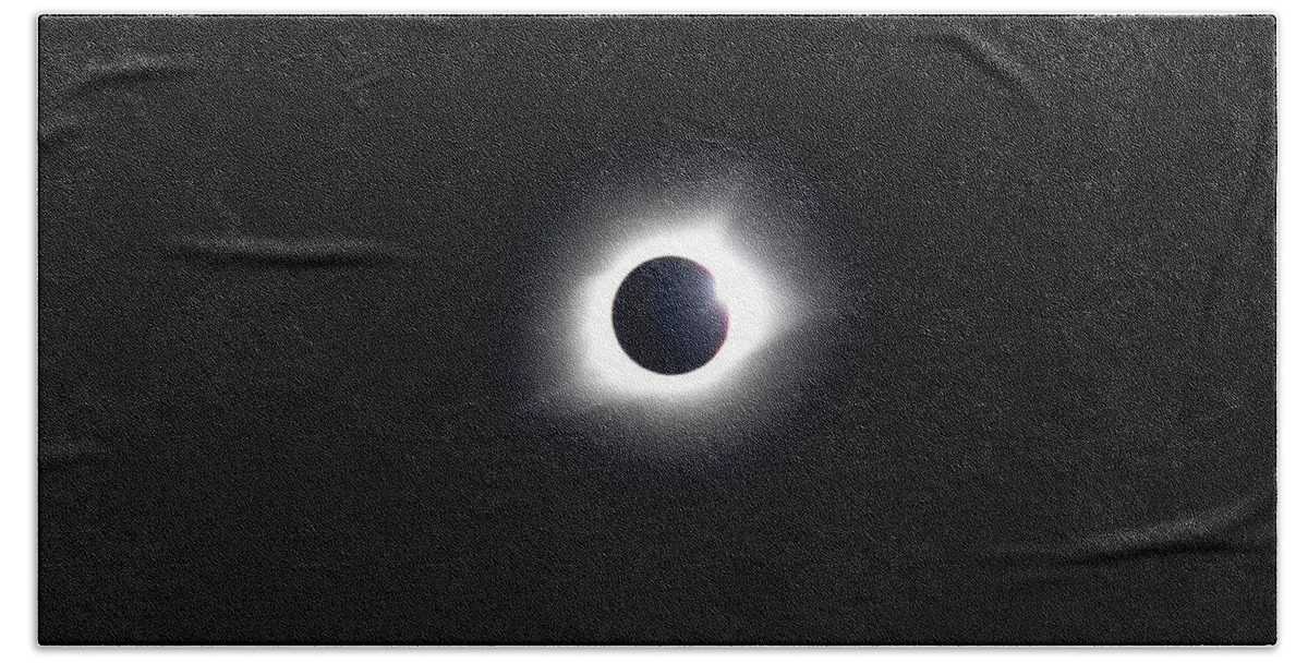 Eclipse Bath Towel featuring the photograph Eclipse 2017 by Ross Henton