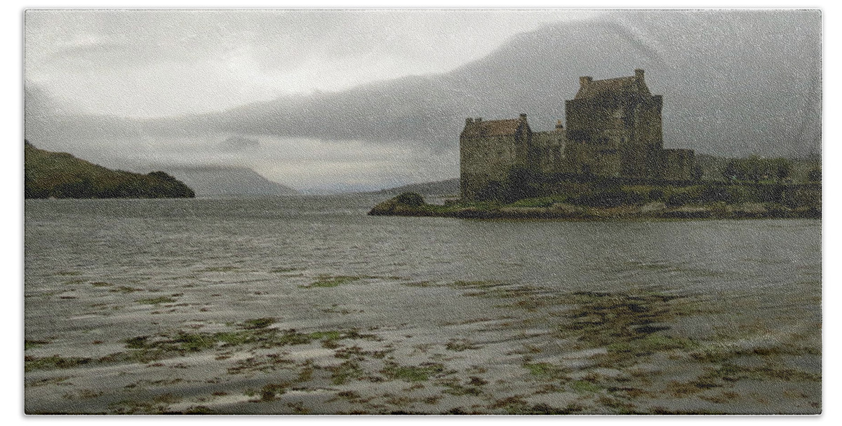 Scotland Hand Towel featuring the photograph Eilean Donan Castle by Azthet Photography
