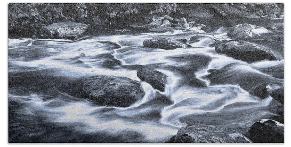 River Bath Towel featuring the photograph Endless Waves by Mike Eingle