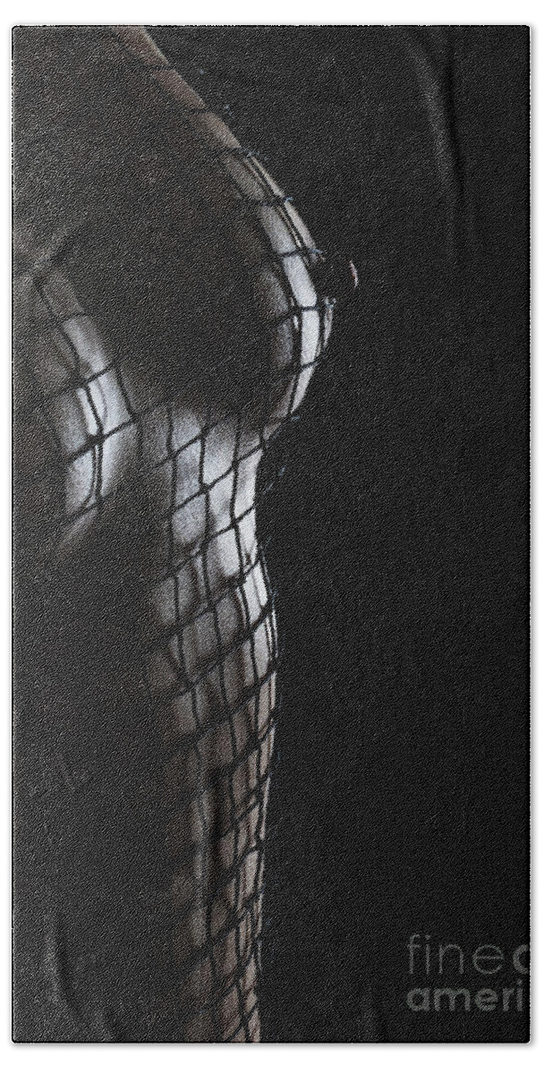 Fetish Photographs Hand Towel featuring the photograph Escaping the net by Robert WK Clark