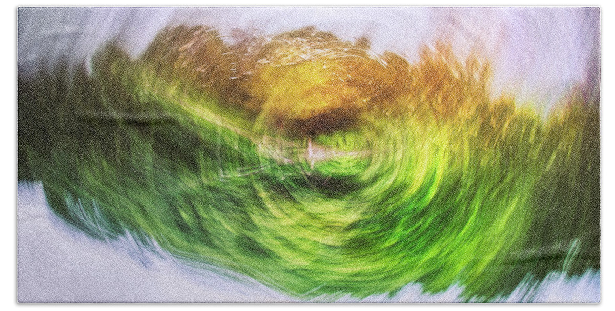 Abstract Hand Towel featuring the photograph Eternally Spinning by Scott Norris