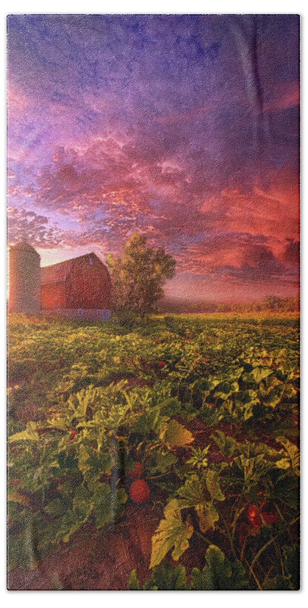 Scenic Bath Towel featuring the photograph Every Dark Night Turns Into Day by Phil Koch