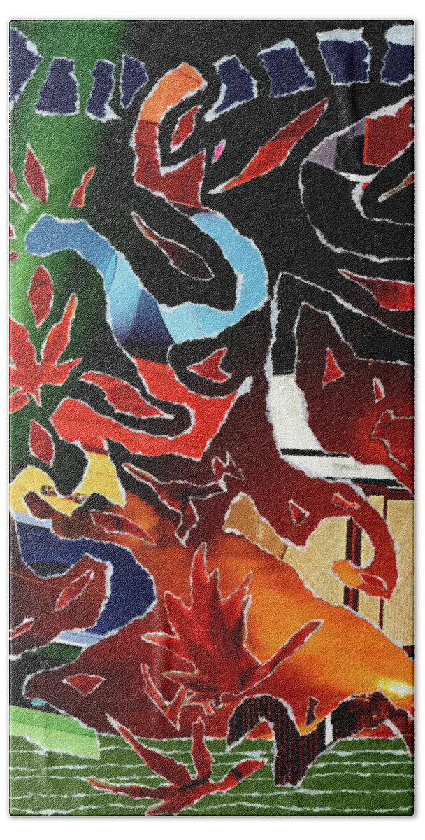 Falling Autumn Bath Towel featuring the photograph Falling Autumn by Kenneth James