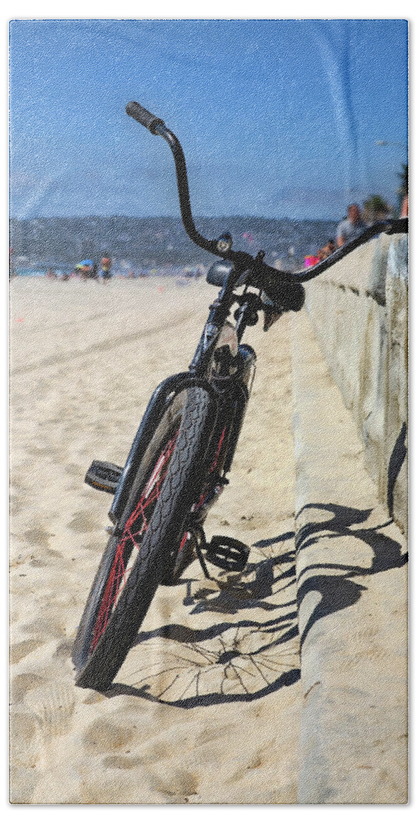 Beach Bath Towel featuring the photograph Fat Tire - Color by Peter Tellone