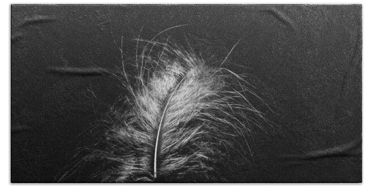 Feather Hand Towel featuring the photograph Feather 3 by Scott Norris
