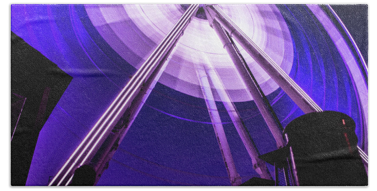 Ferris Wheel Hand Towel featuring the photograph Ferris Wheel at Centennial Park 3 by Kenny Thomas