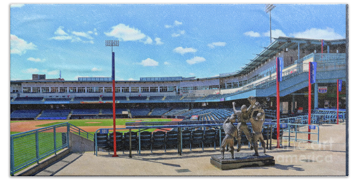 Toledo Mud Hens Bath Towel featuring the photograph Fifth Third Field Toledo Mud Hens 0119 by Jack Schultz