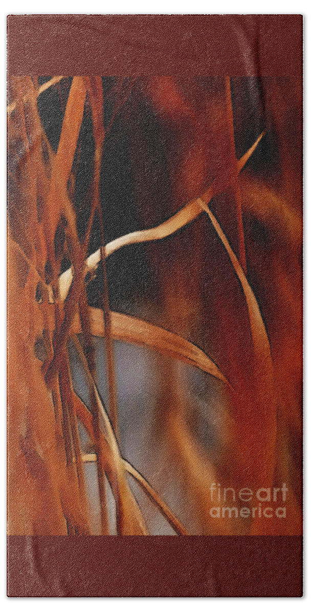 Flame Hand Towel featuring the photograph Flame by Linda Shafer