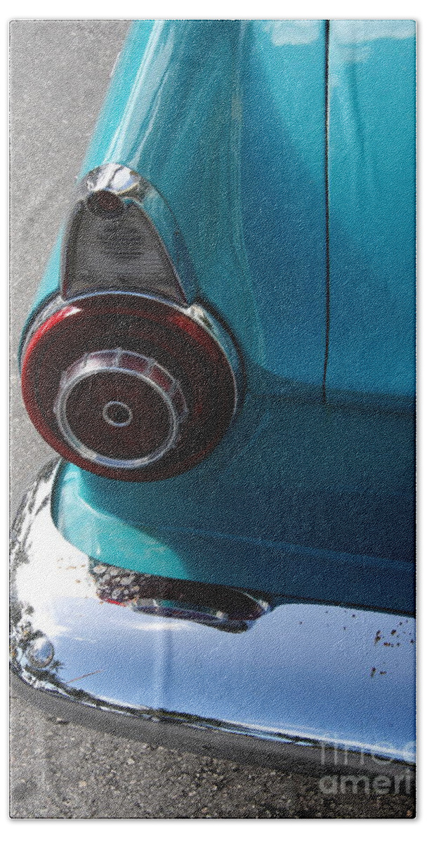 Ford Thunderbird Hand Towel featuring the photograph Ford Thunderbird Taillight by Christiane Schulze Art And Photography
