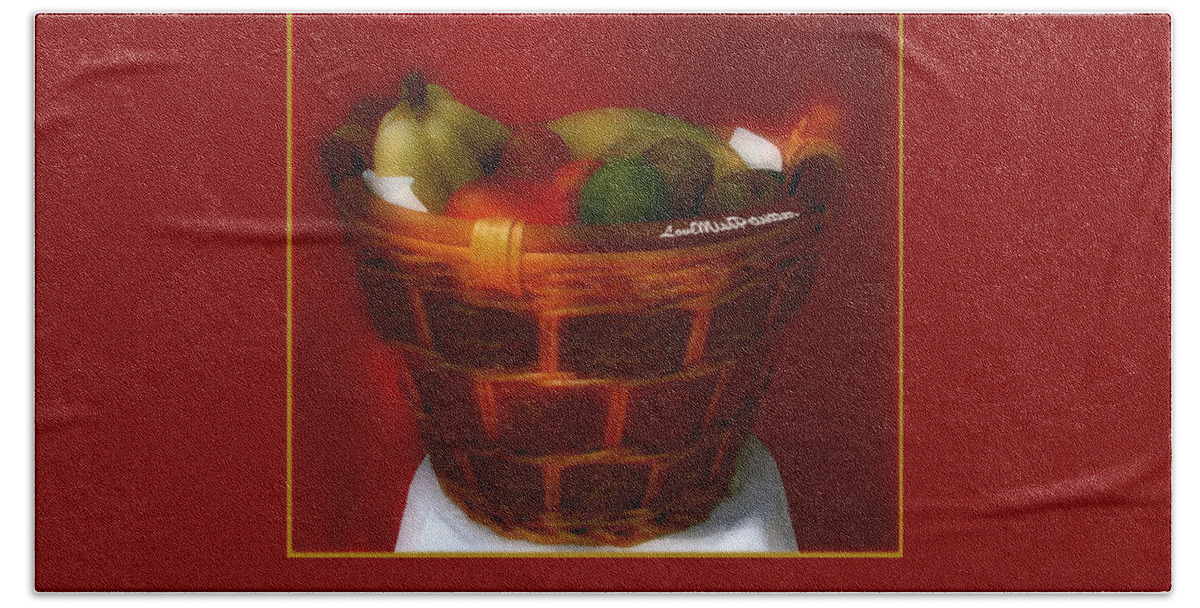 Art Bath Towel featuring the digital art Fruit Art 6 by Miss Pet Sitter