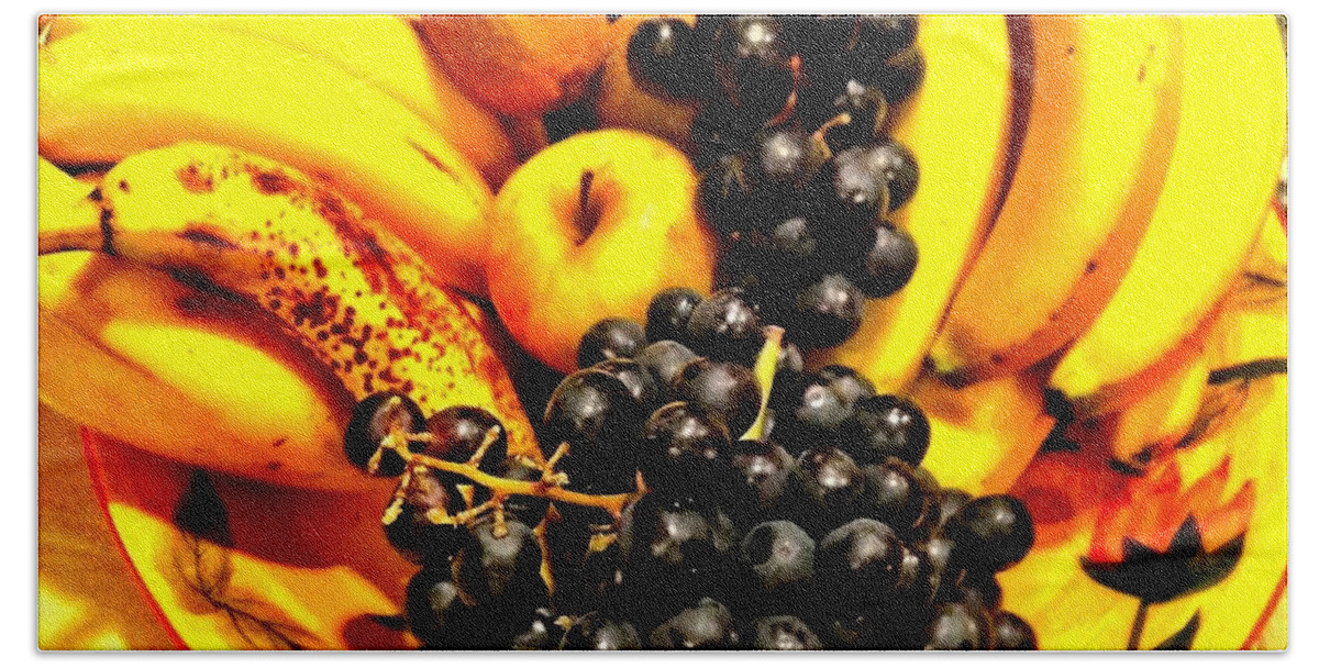 Fruits Hand Towel featuring the photograph Fruit basket by Carlos Avila