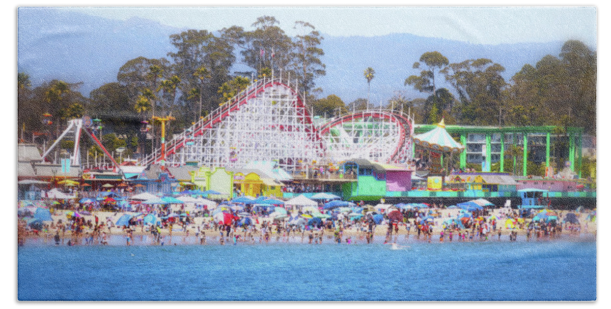 California Hand Towel featuring the photograph Life is Like A Rollercoaster by Marnie Patchett
