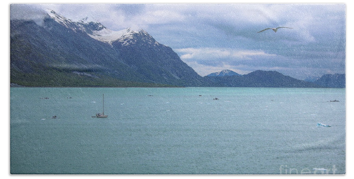 Glacier Bay National Park Bath Towel featuring the photograph Glacier Bay Alaska Two by Veronica Batterson