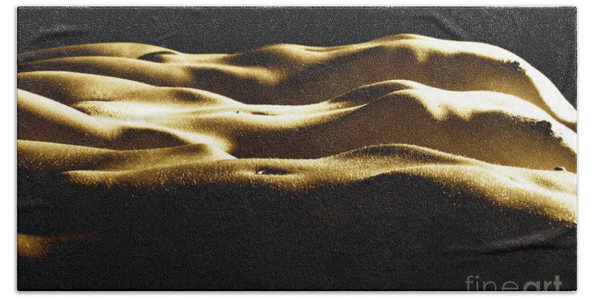 Artistic Bath Towel featuring the photograph Golden oasis by Robert WK Clark