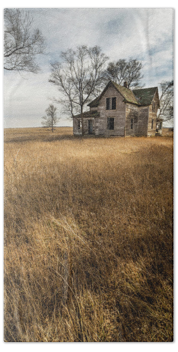 Prairie Hand Towel featuring the photograph Golden Prairie by Aaron J Groen