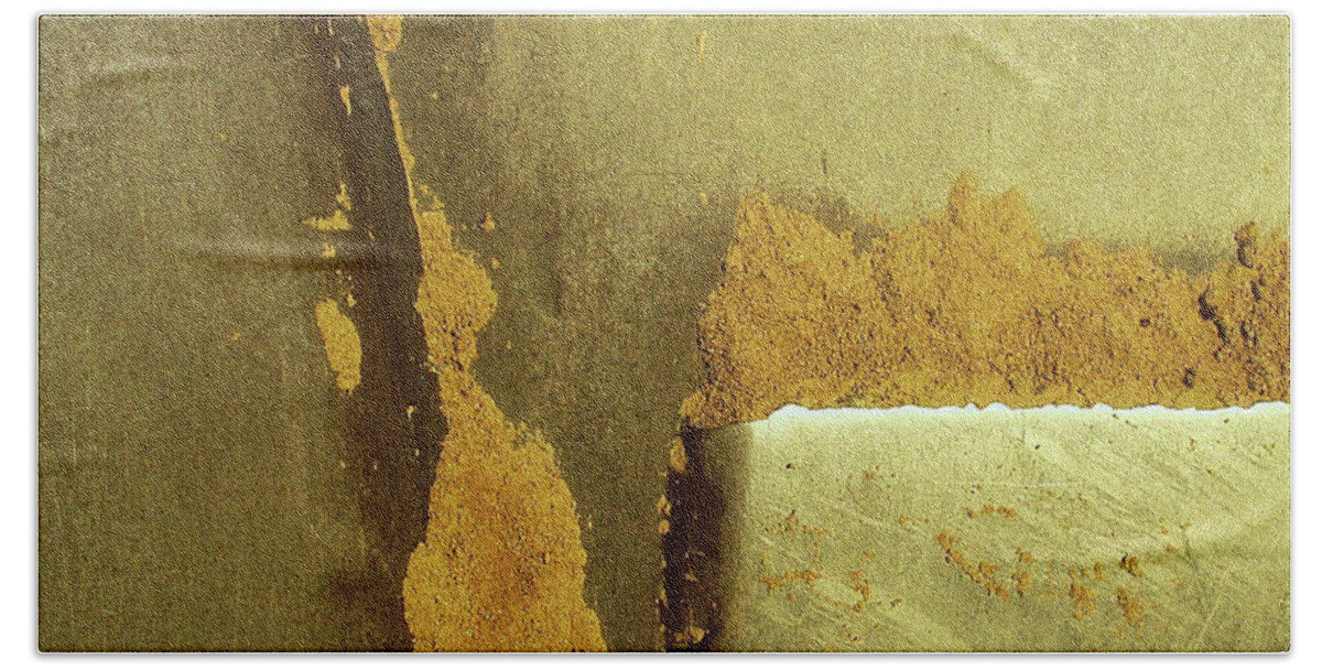 Abstract Hand Towel featuring the photograph Goldrush by Matt Cegelis