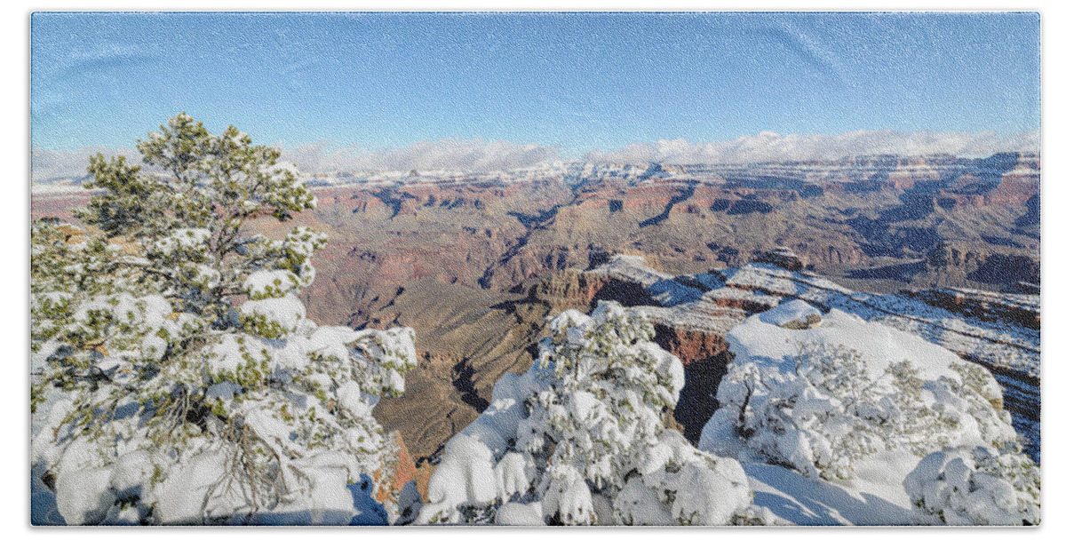 Grand Canyon Bath Towel featuring the photograph Grand Canyon #6 by Mike Ronnebeck