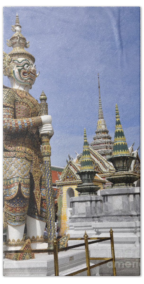 Grand Palace Hand Towel featuring the photograph Grand Palace 12 by Andrew Dinh