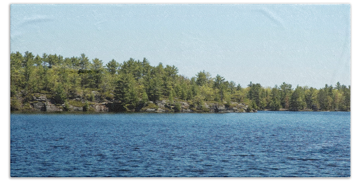 Gravenhurst Hand Towel featuring the photograph Gull Lake by JGracey Stinson