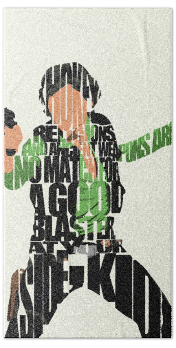 Han Solo from Star Wars Hand Towel by Inspirowl Design - Pixels