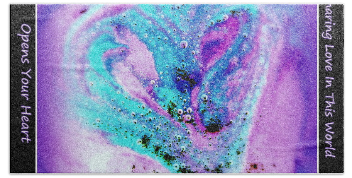 Heart Bath Towel featuring the photograph Heart Swirl Sedona by Mars Besso