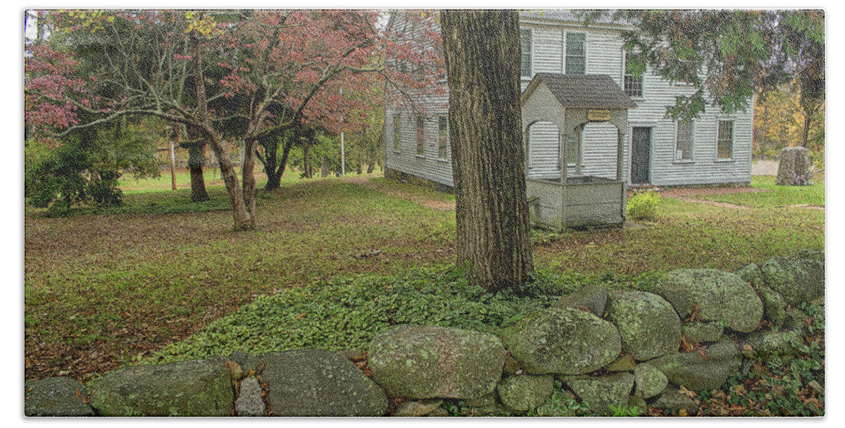 General Greene Hand Towel featuring the photograph Historic Homestead by Nancy De Flon