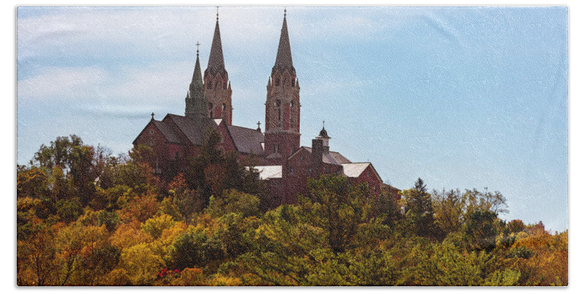 Holy Hill Hand Towel featuring the photograph Holy Hill I by James Meyer