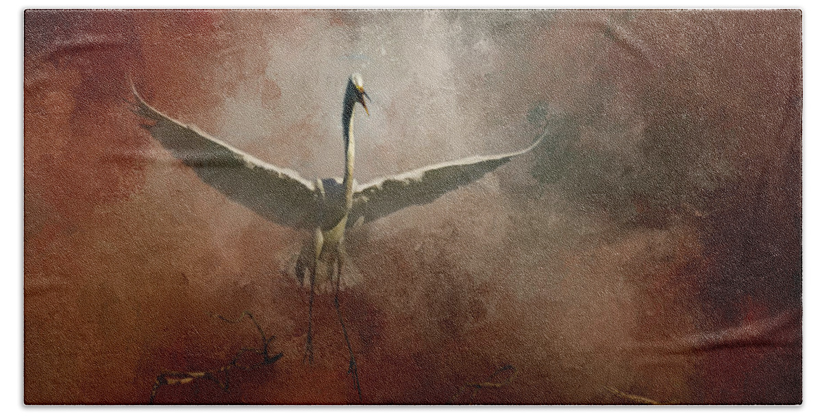 Bird Bath Towel featuring the photograph Home Coming by Marvin Spates