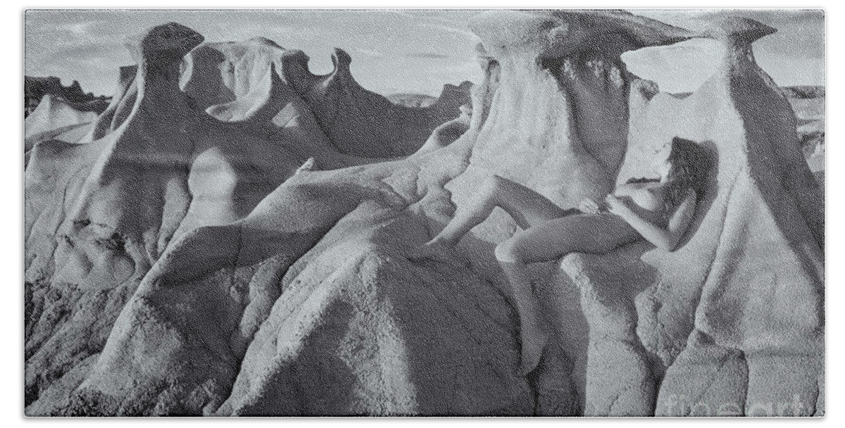 America Bath Towel featuring the photograph Hoodoos by Inge Johnsson