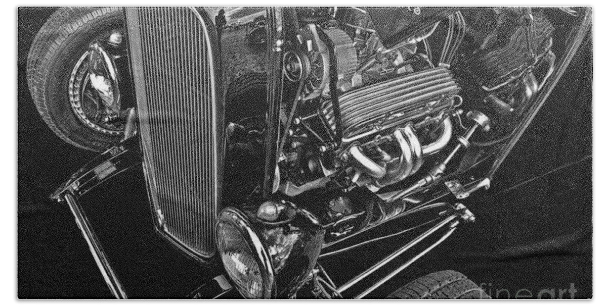 Hot Rods Hand Towel featuring the photograph Hot Rod 2 by Tom Griffithe