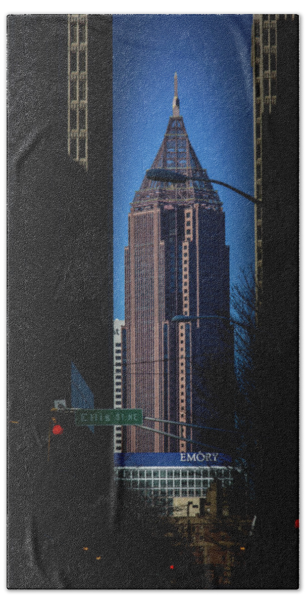 Atlanta Hand Towel featuring the photograph IBM Tower by Kenny Thomas