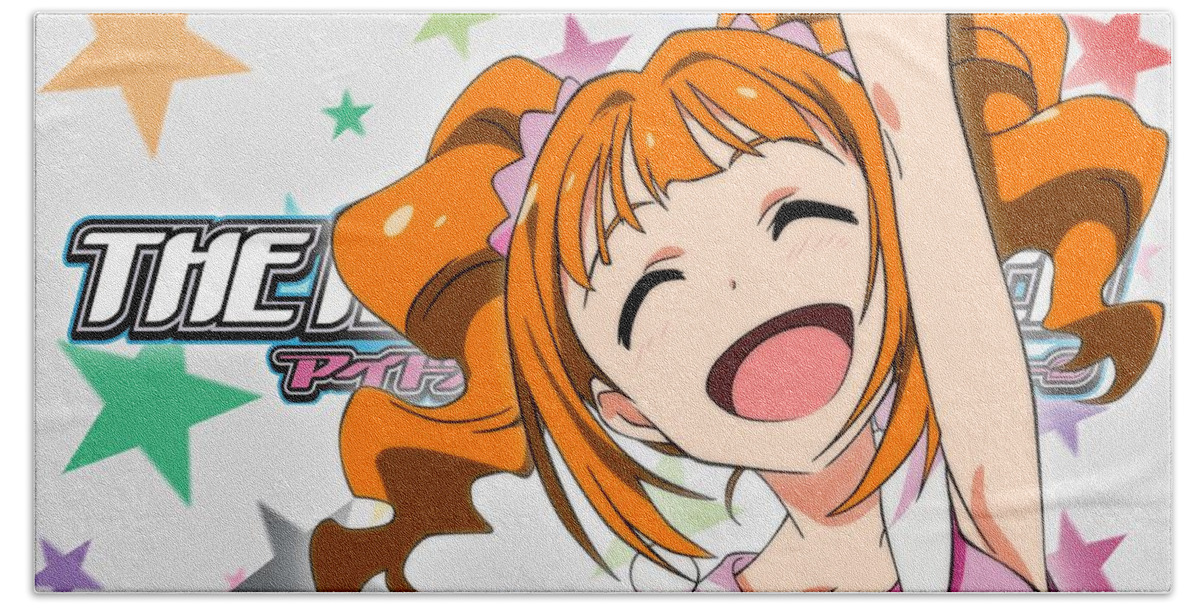 Idolm@ster Hand Towel featuring the digital art iDOLM@STER by Maye Loeser