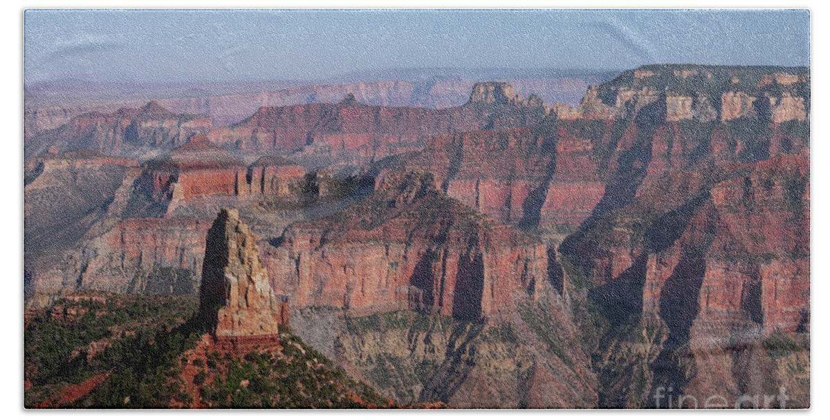 North Rim Bath Towel featuring the photograph Imperial Point Late Afternoon by Jeff Hubbard