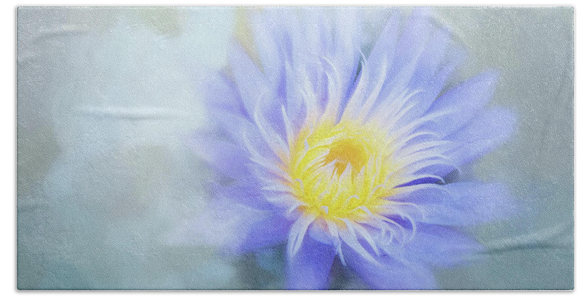 Waterlily Hand Towel featuring the photograph In My Dreams. by Usha Peddamatham